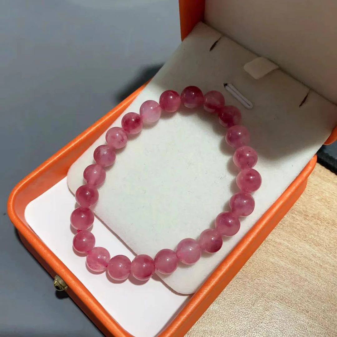 SY-032轻奢桃花//粉红玫瑰红手串//拍一发一多样性发货