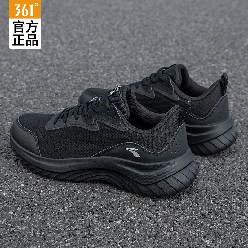 361男鞋运动鞋冬季新款减震男士跑步鞋百搭网面透气休闲鞋