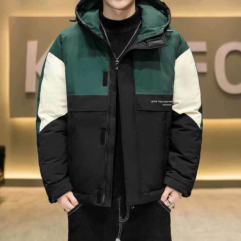 波司登羽绒服男2023年冬季新款百搭时尚休闲保暖短款连帽外套