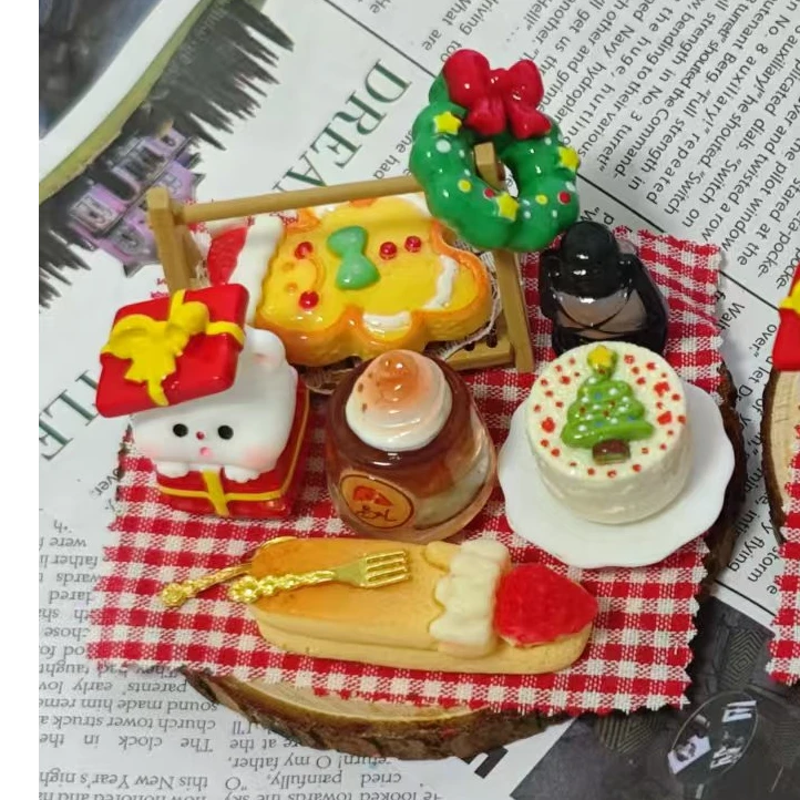 圣诞礼物冰箱贴摆件新品重工