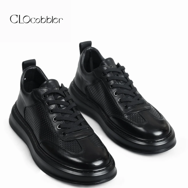 【新品上新】时尚百搭透气真皮休闲皮鞋春季夏季0411