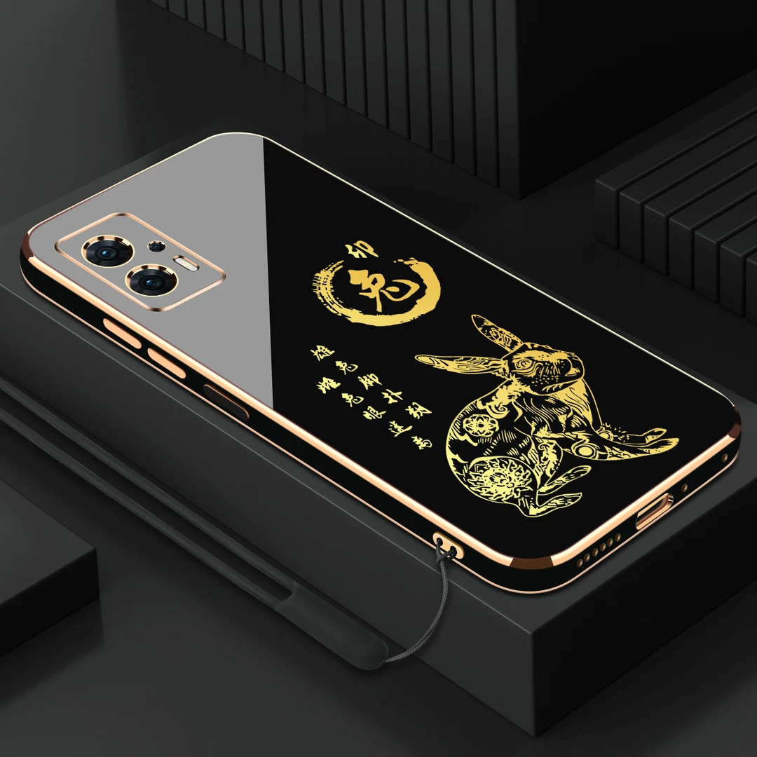 适用红米note11tpro电镀手机壳十二生肖国潮硅胶全包软壳防摔保护