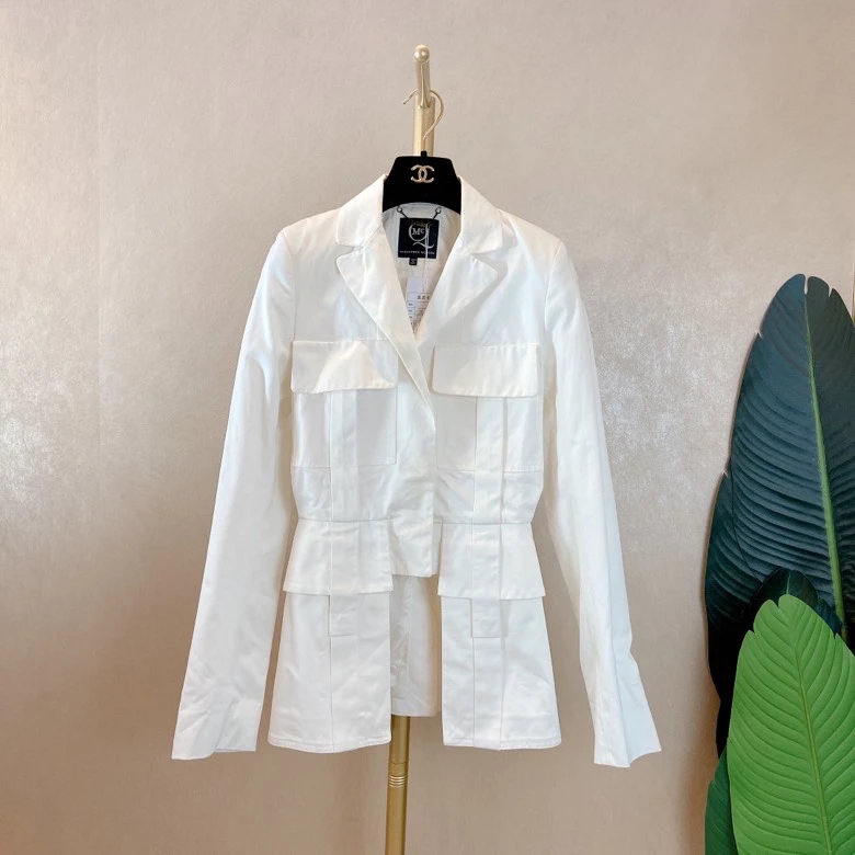 Alexander McQueen白色外套/市6900/95新/08310204/茵