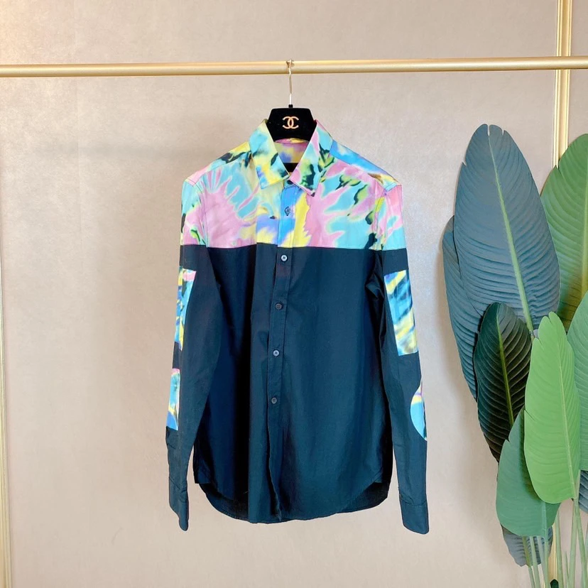 莫斯奇诺 Love moschino 黑色扎染衬衫/市8000/95新/08230408/涵