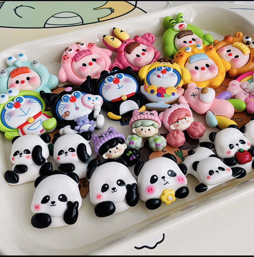 [坚果DIY手作] 树脂配件  亚克力串珠 奶油胶、手机链diy  发夹