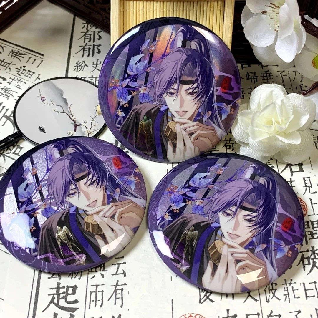 【戏月】代号鸢傅融同人谷画师授权现货 75mm双闪吧唧一枚