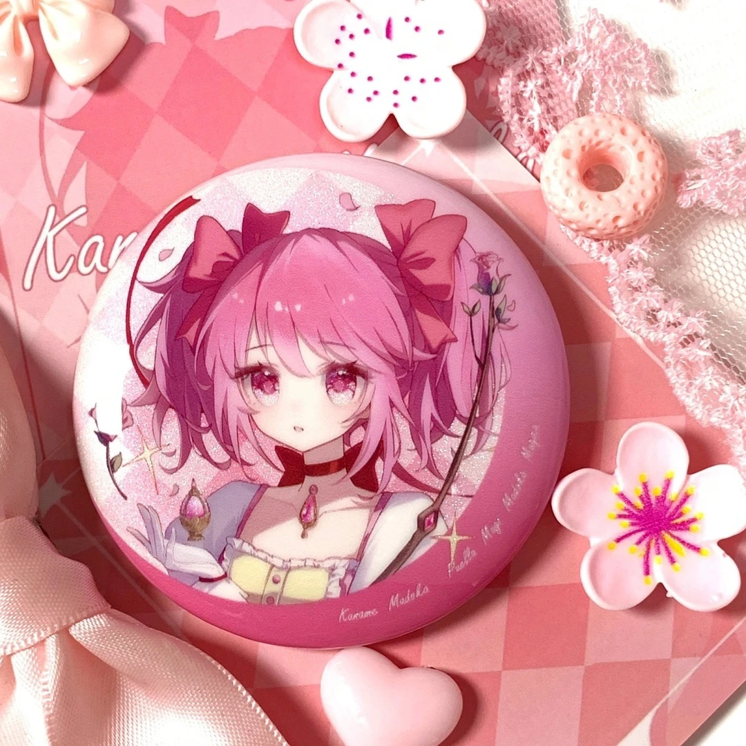 【羁绊】魔法少女小圆 画师授权同人周边小圆双闪吧唧立牌pld