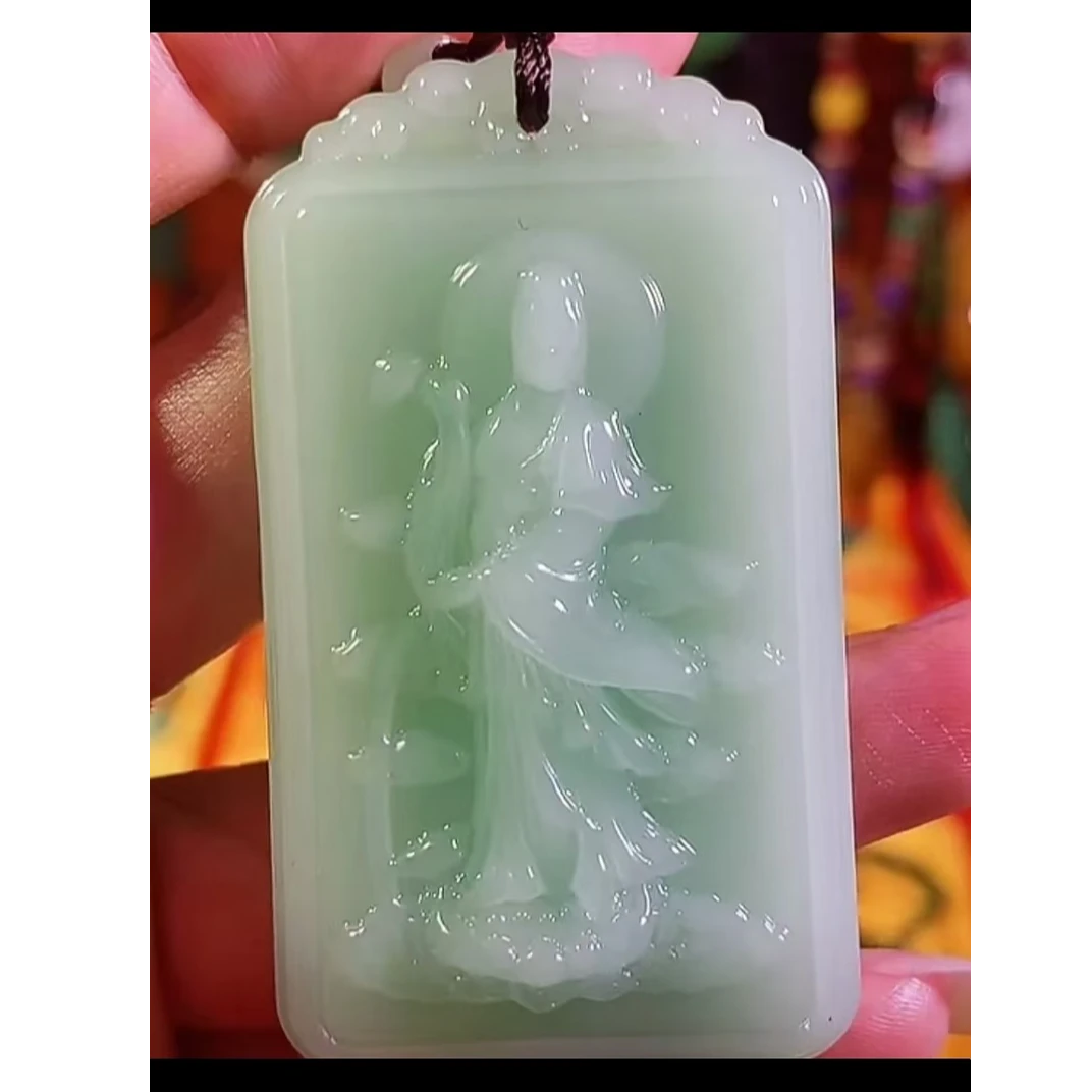 3粉丝福利浅绿色锦鲤观音百搭款