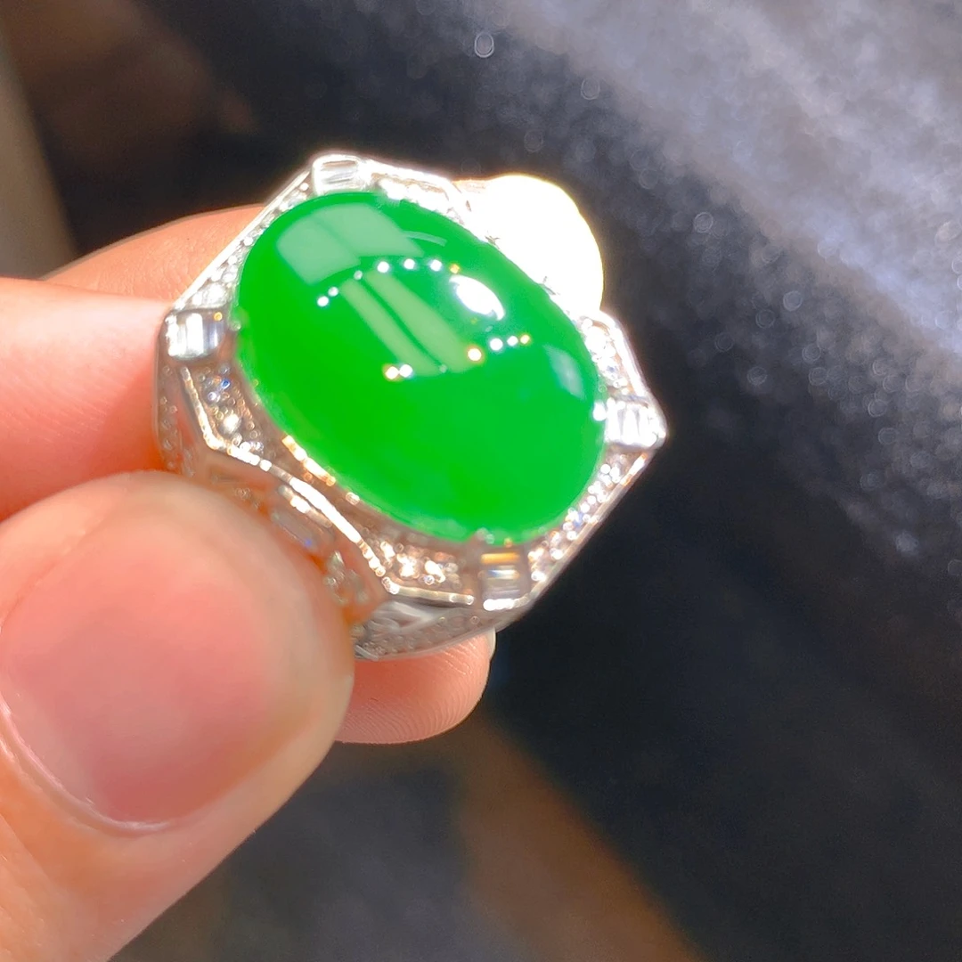 【闪购商品】翡翠颈饰银S925镶嵌翡翠