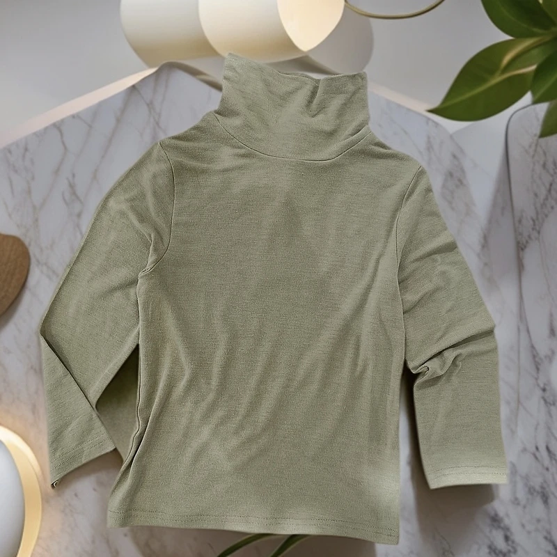 韩版高领打底衫男女童
