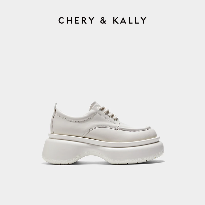 CHERY KALLY厚底小白鞋女明星同款百搭鞋子时尚轻奢鞋子963PX3349