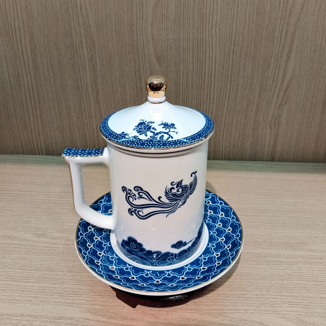 Red Roses/红玫瑰定制周末到河北有凤来仪茶漏杯+碟