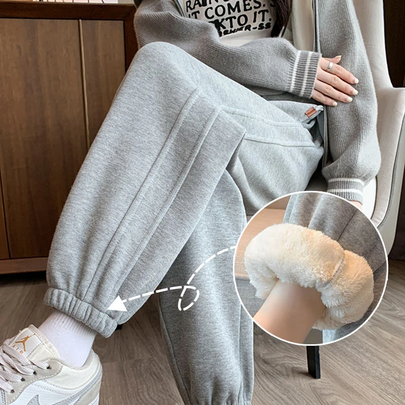 ins加绒加厚孕妇裤打底时尚大码休闲孕妇裤显瘦外穿宽松孕妇裤子