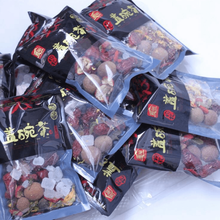 （买1送1）宁夏八宝茶三炮台养生茶盖碗茶菊花茶32包