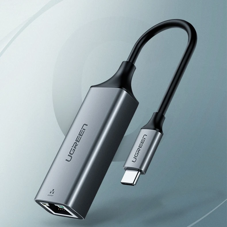 UGREEN/绿联Type-C千兆有线网卡USB-C转RJ45网口转换器
