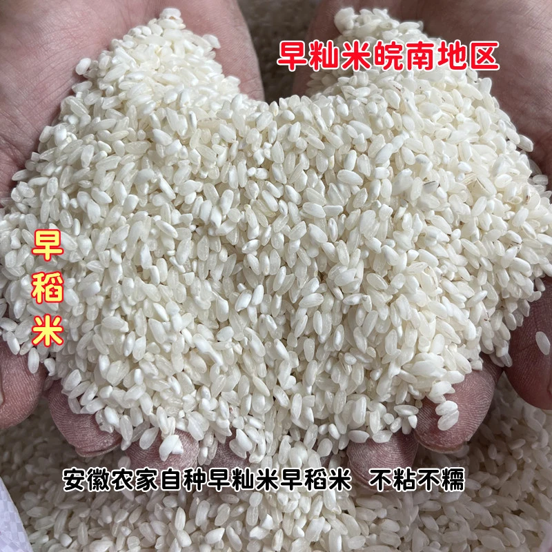早稻米早籼米安徽产煮稀饭蛋炒饭大米2500克新鲜蔬菜包邮