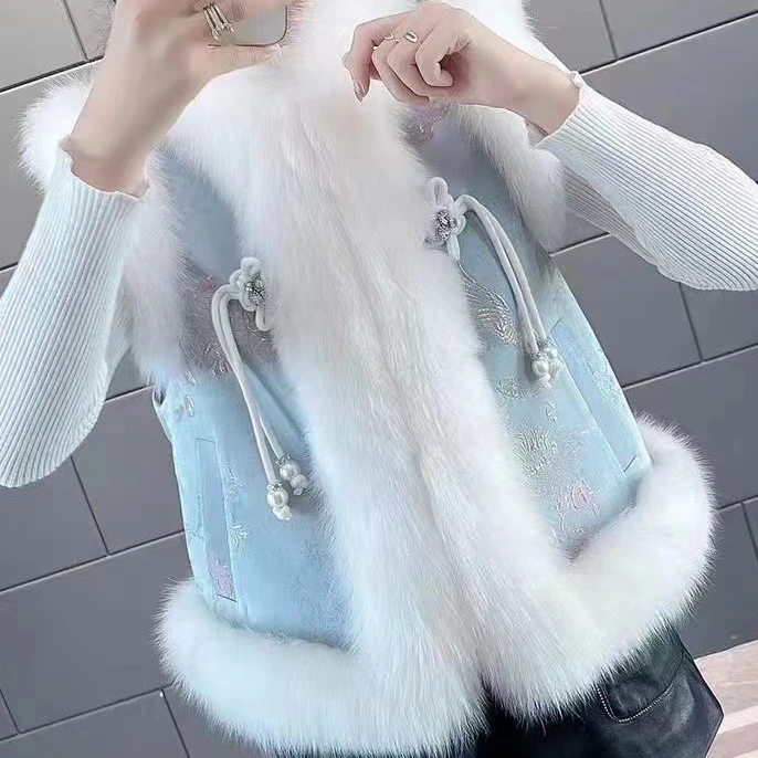 精品单件羊羔毛中国风外套冬季、质高价低、期待你您的光临.洋气