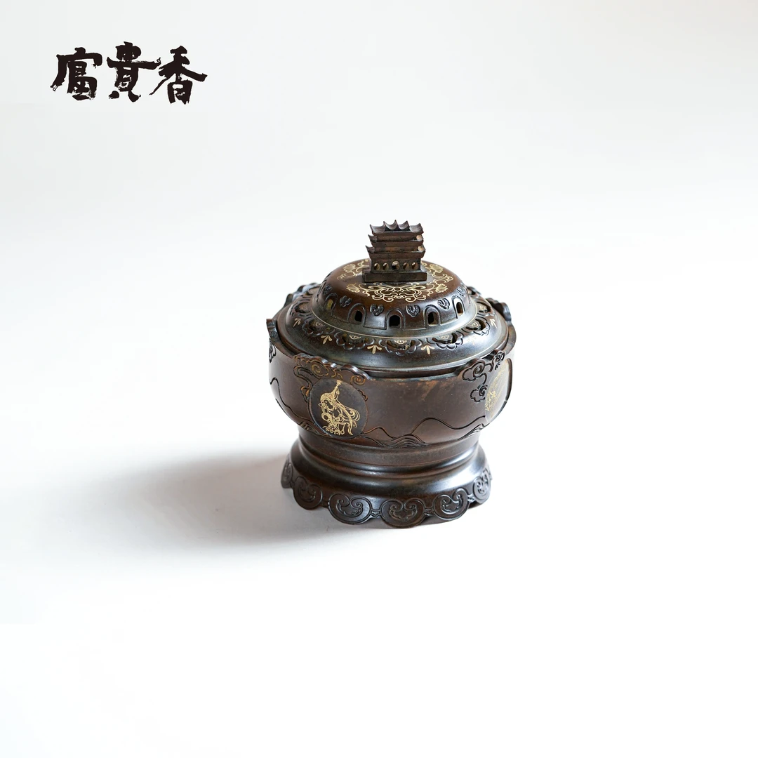 【富贵香】云起敦煌香篆炉
