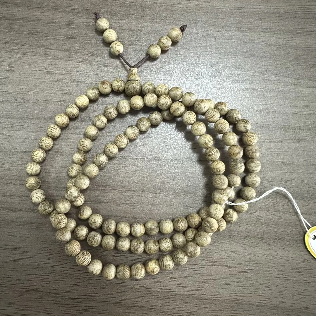 【富贵香】柬埔寨沉香0.6*108颗多圈手串 BM0772