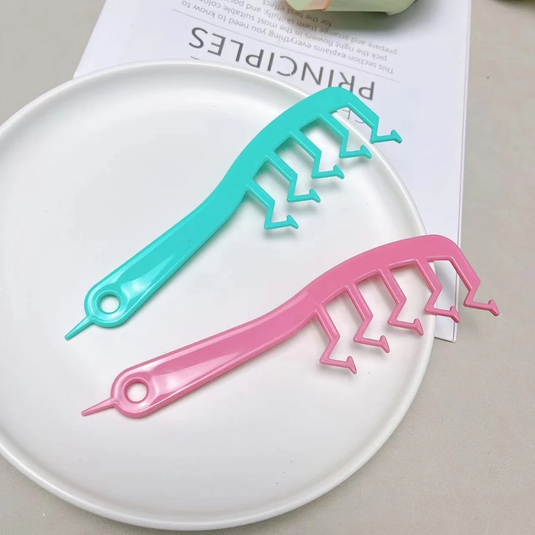 【俏萌宝】z字发缝梳发根蓬松造型便携女长发分缝神器梳子