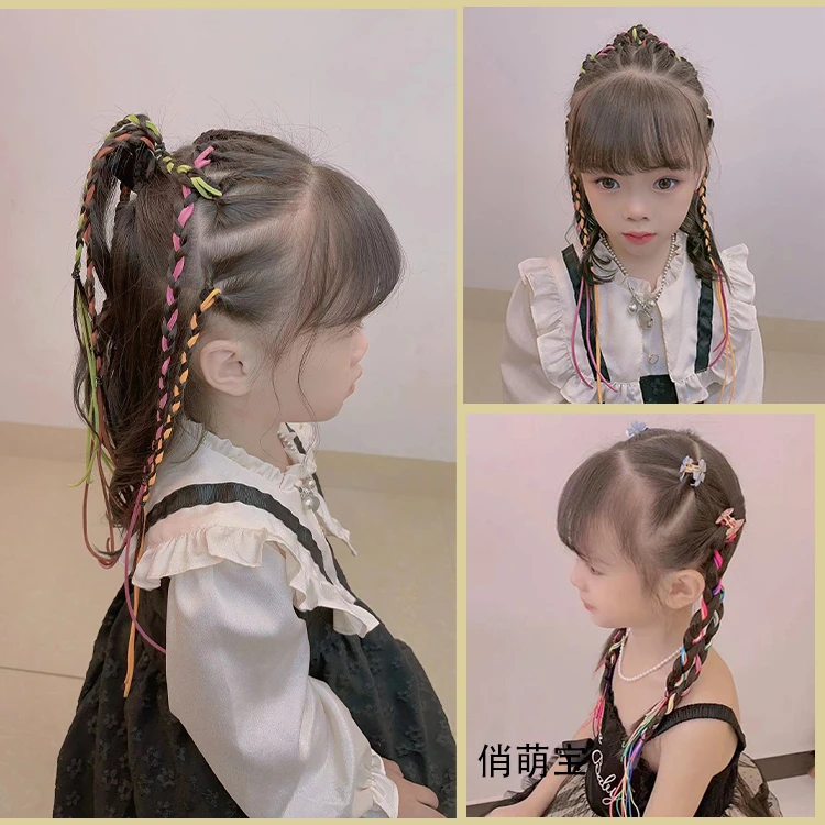 发饰头饰编发彩绳马尾彩带脏脏辫发饰