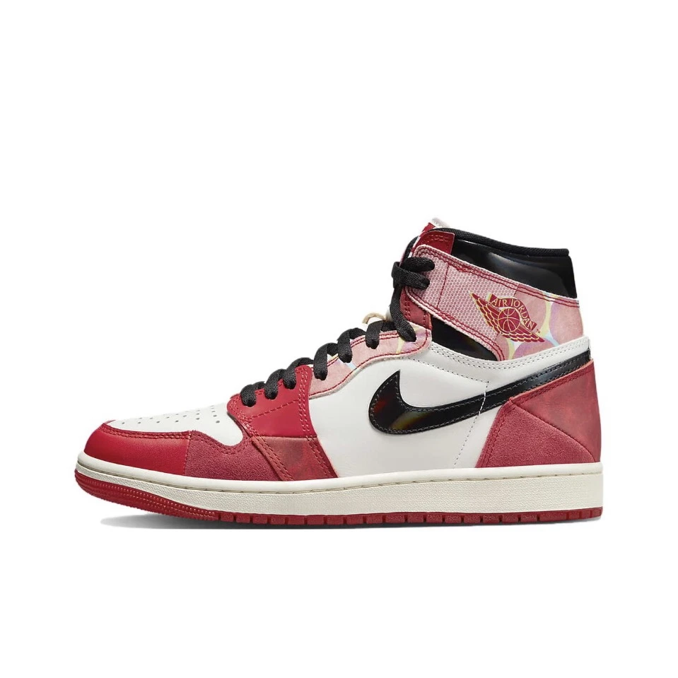耐克Air Jordan 1 AJ1红黑蜘蛛侠2.0 篮球鞋 DV1748 DV1753-601