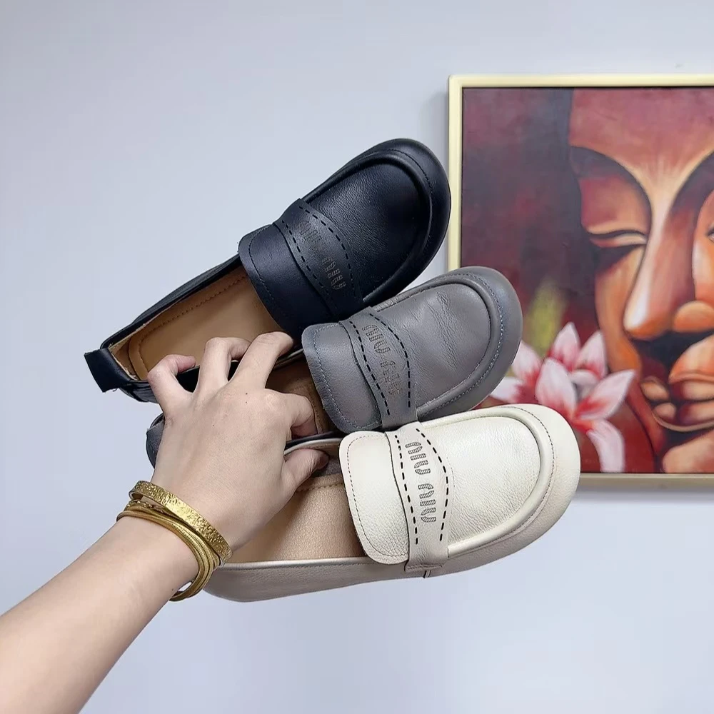 1236新款矮跟舒适百搭圆头时尚妈妈鞋仓