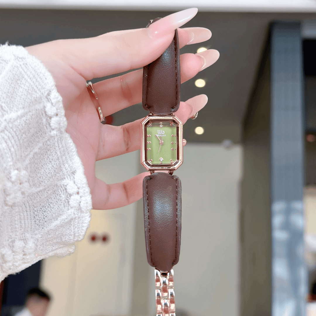 byrut/佰仑特 【官方正版】WL小香风复古小众时尚手链设计防水手表女士腕表8003