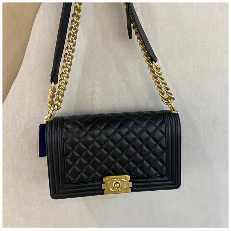 95新 Chanel/香奈儿 安洁利严选leboy链条包/BK0141781