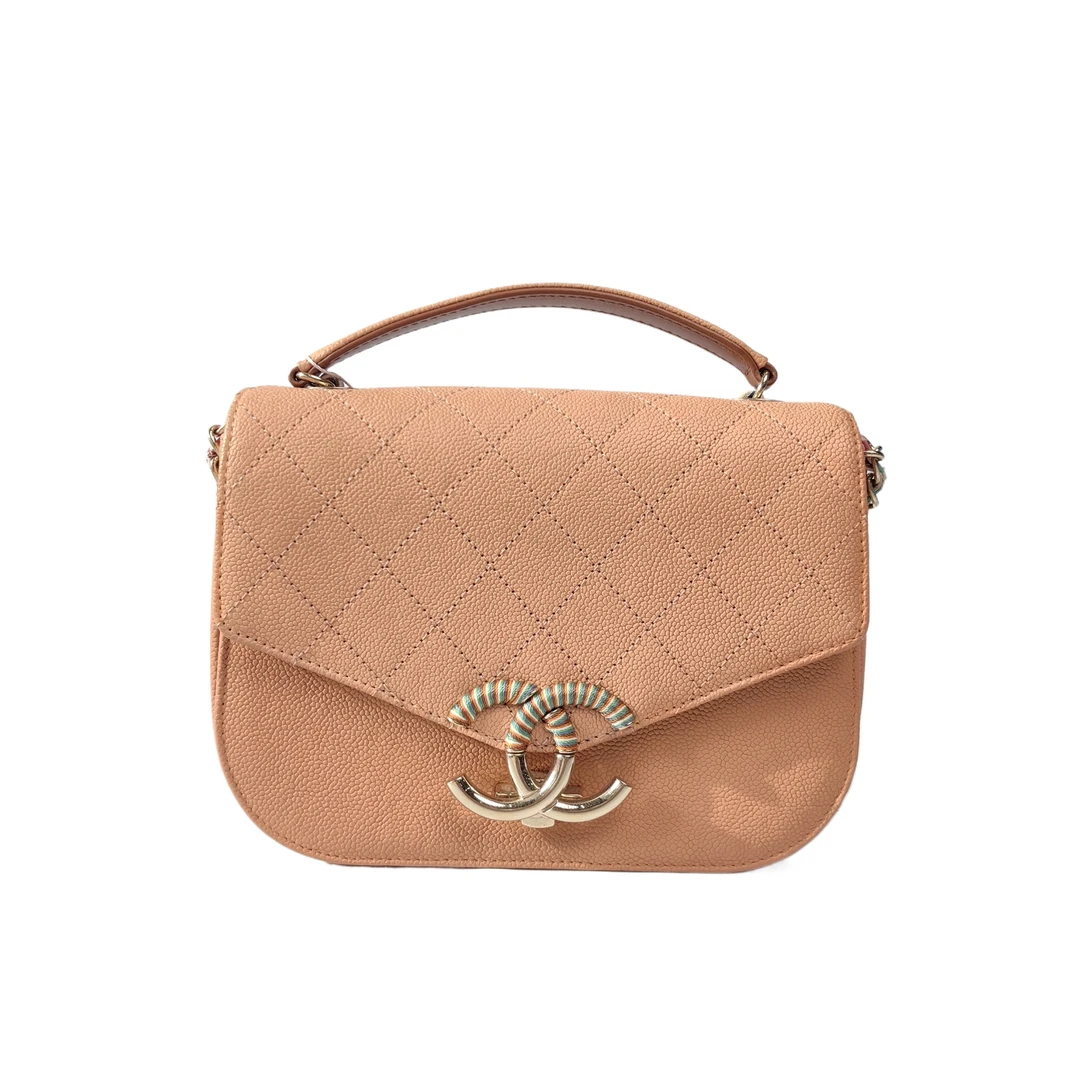 95新 香奈儿 安洁利严选古巴系列 邮差包/BK0006671