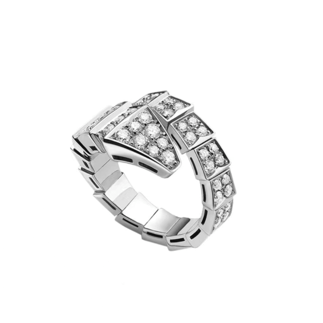 99新 BVLGARI/宝格丽 宝格丽安洁利严选灵蛇系列/SK0117524戒指
