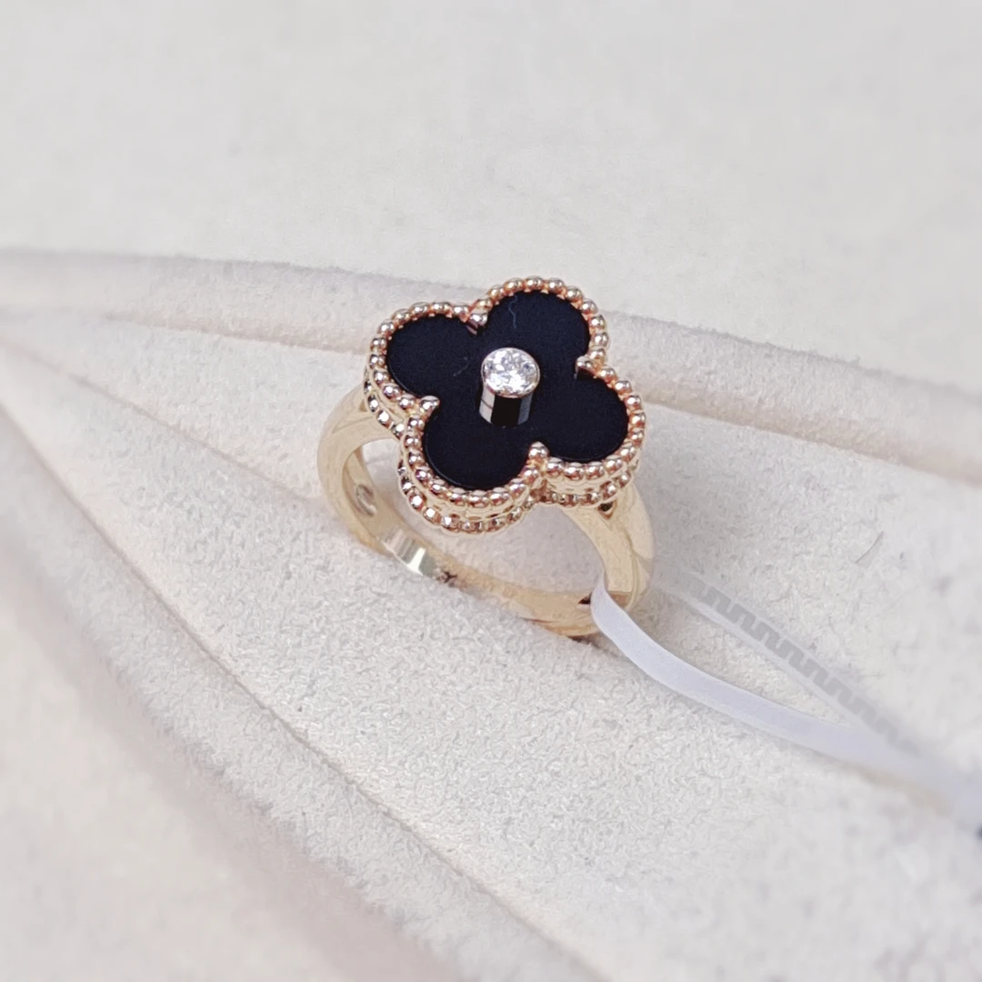 95新 梵克雅宝 安洁利严选四叶幸运系列/SK0118383 戒指