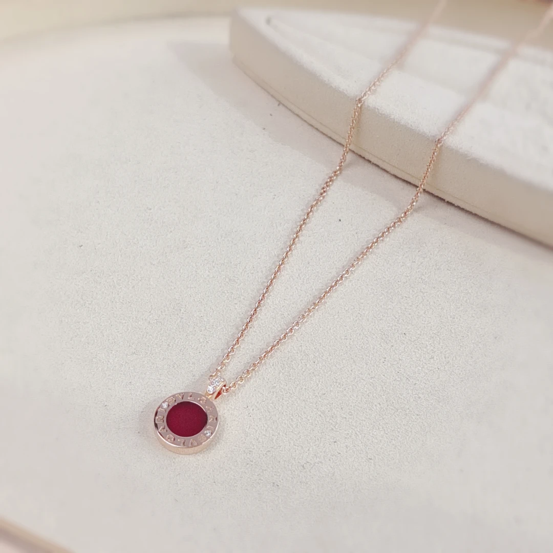 95新 宝格丽 安洁利严选圆盘系列/SK0125024 项链