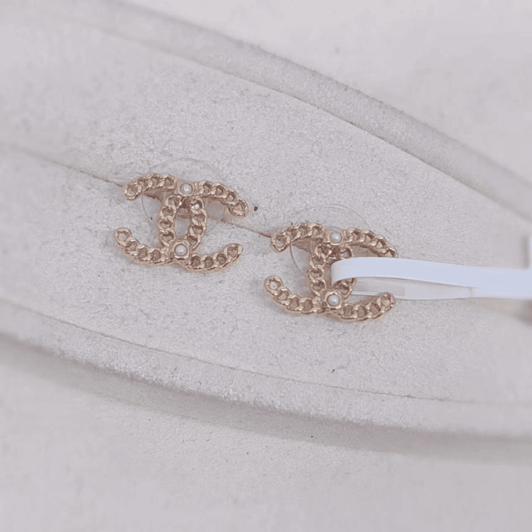 95新 Chanel/香奈儿 安洁利严选耳钉/SK0116890