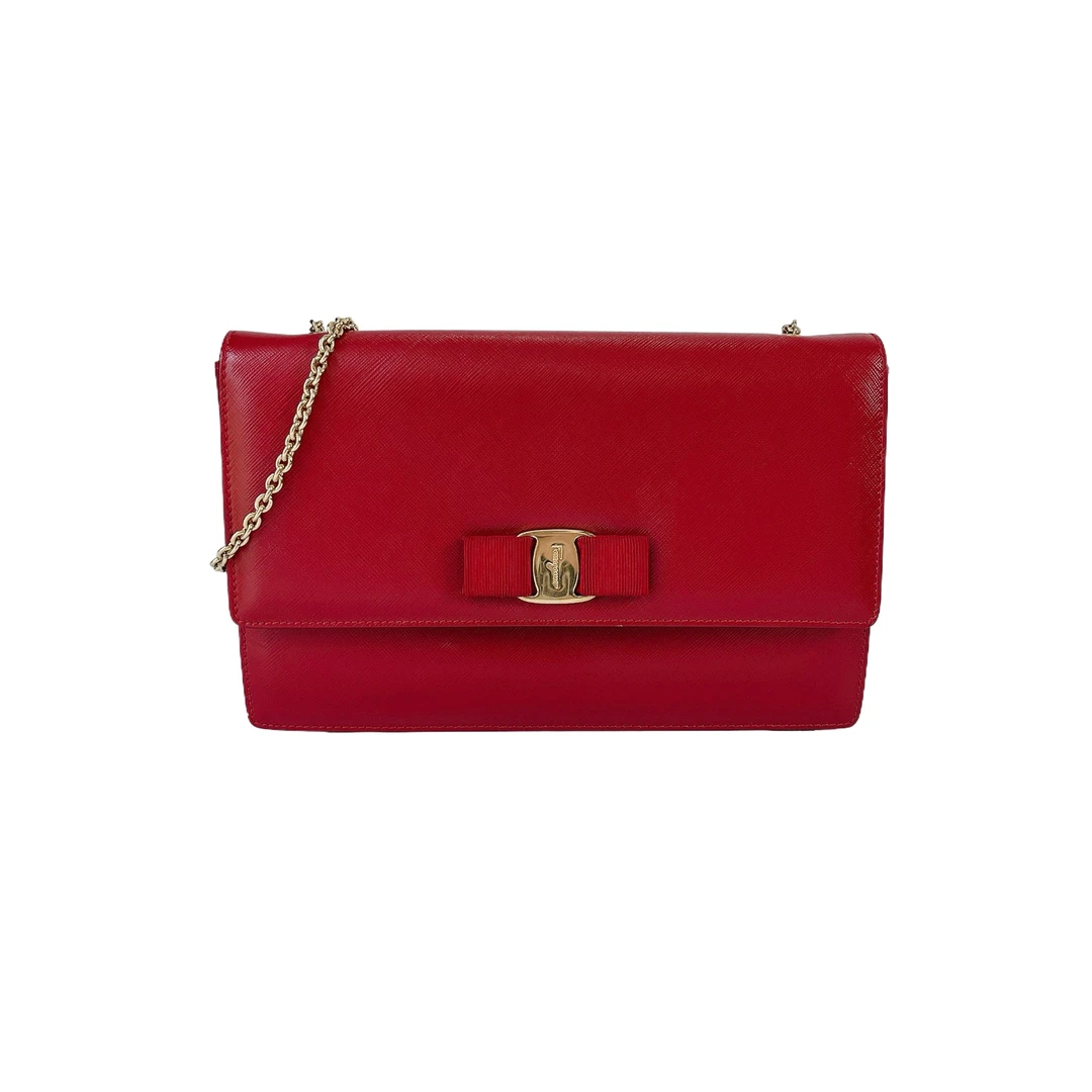 90新 FERRAGAMO/菲拉格慕  安洁利严选/BK0139812 斜挎包