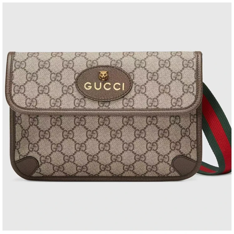 99新 GUCCI/古驰 安洁利严选虎头腰包/qx