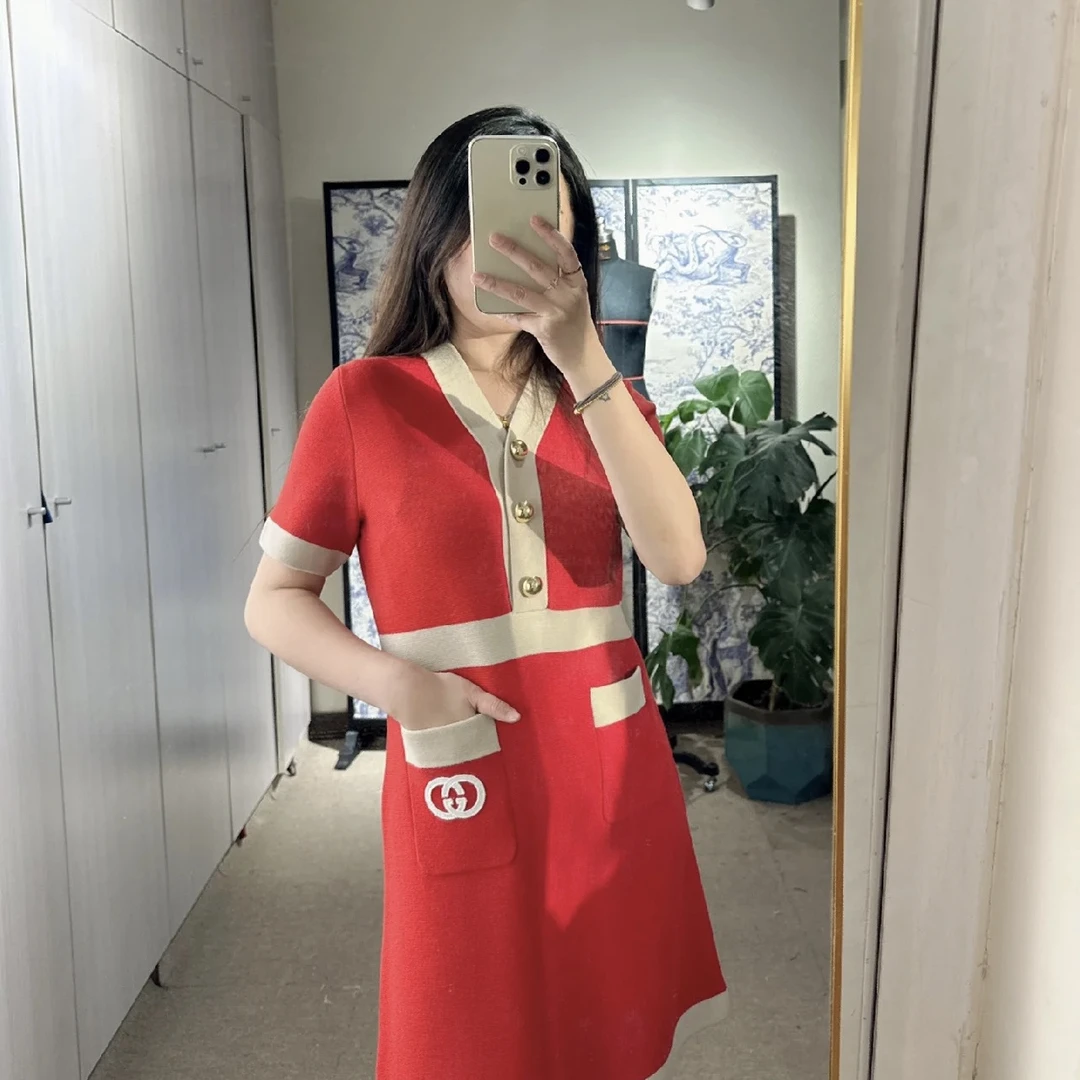 95新 古驰 安洁利严选/YK0117905 连衣裙