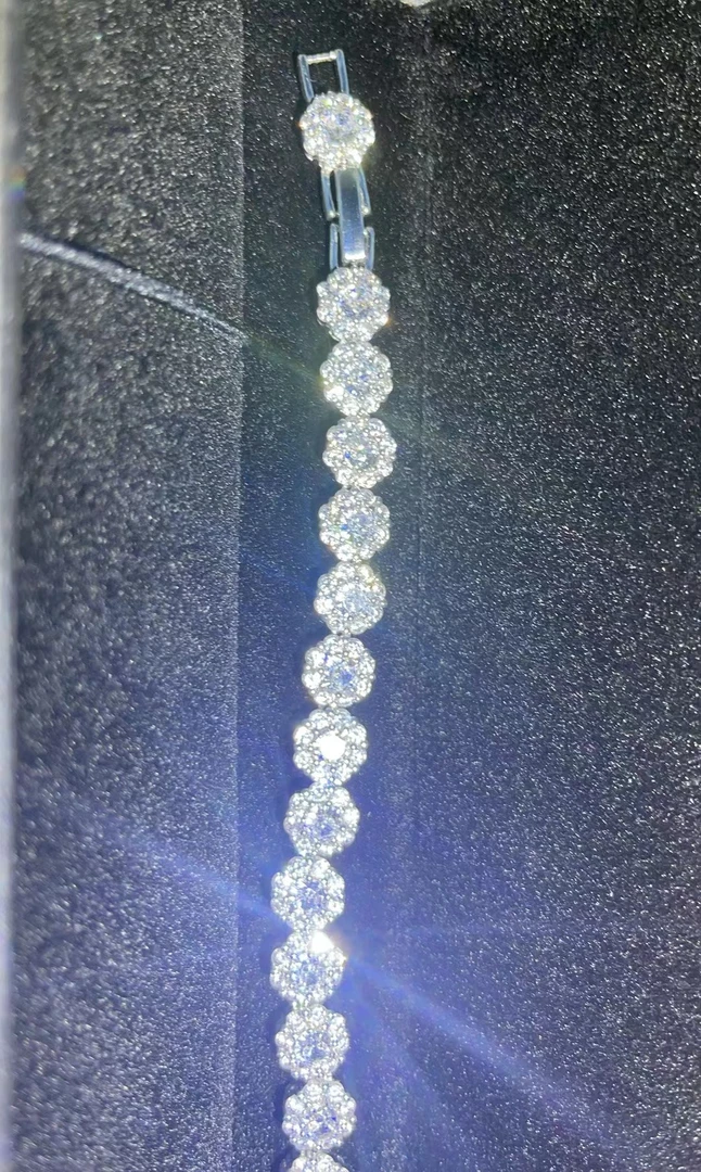 【比利时8号矿】编号TF006手链5卡【净度IF】