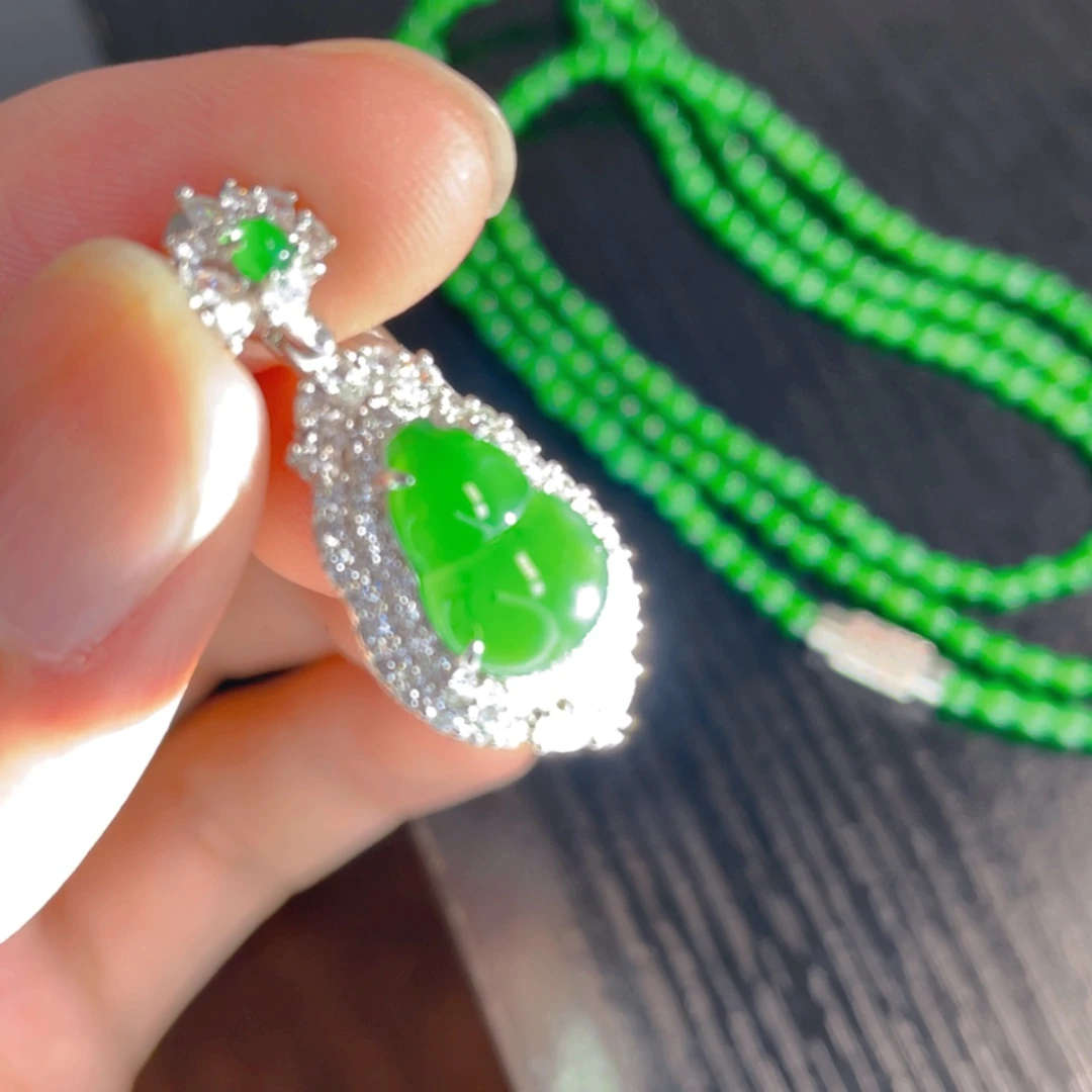 【闪购商品】翡翠颈饰银S925镶嵌