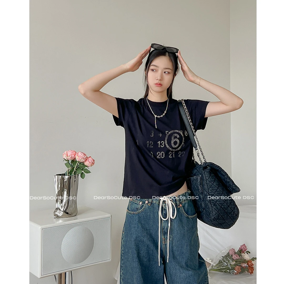 MM6 AW23M11004 经典字母修身简约T恤 休闲 DEARSOCUTE买手店