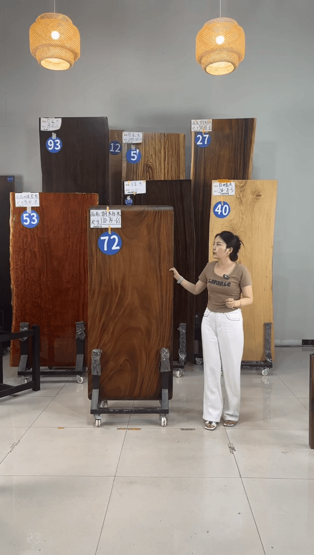 【闪购商品】72号胡桃木长170宽74厚6.5