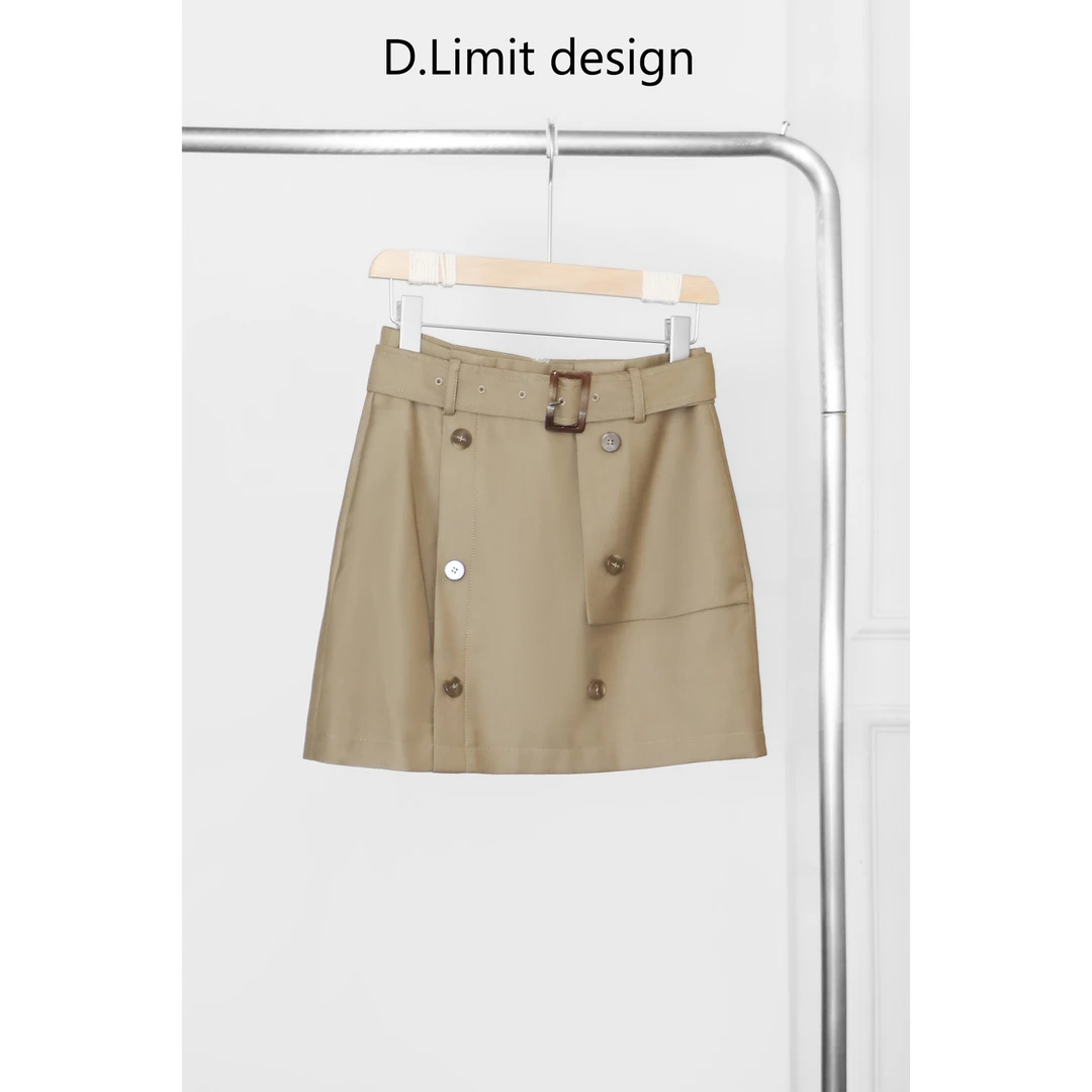 【D.Limit design】时尚风衣短款 短裙Q--MK588
