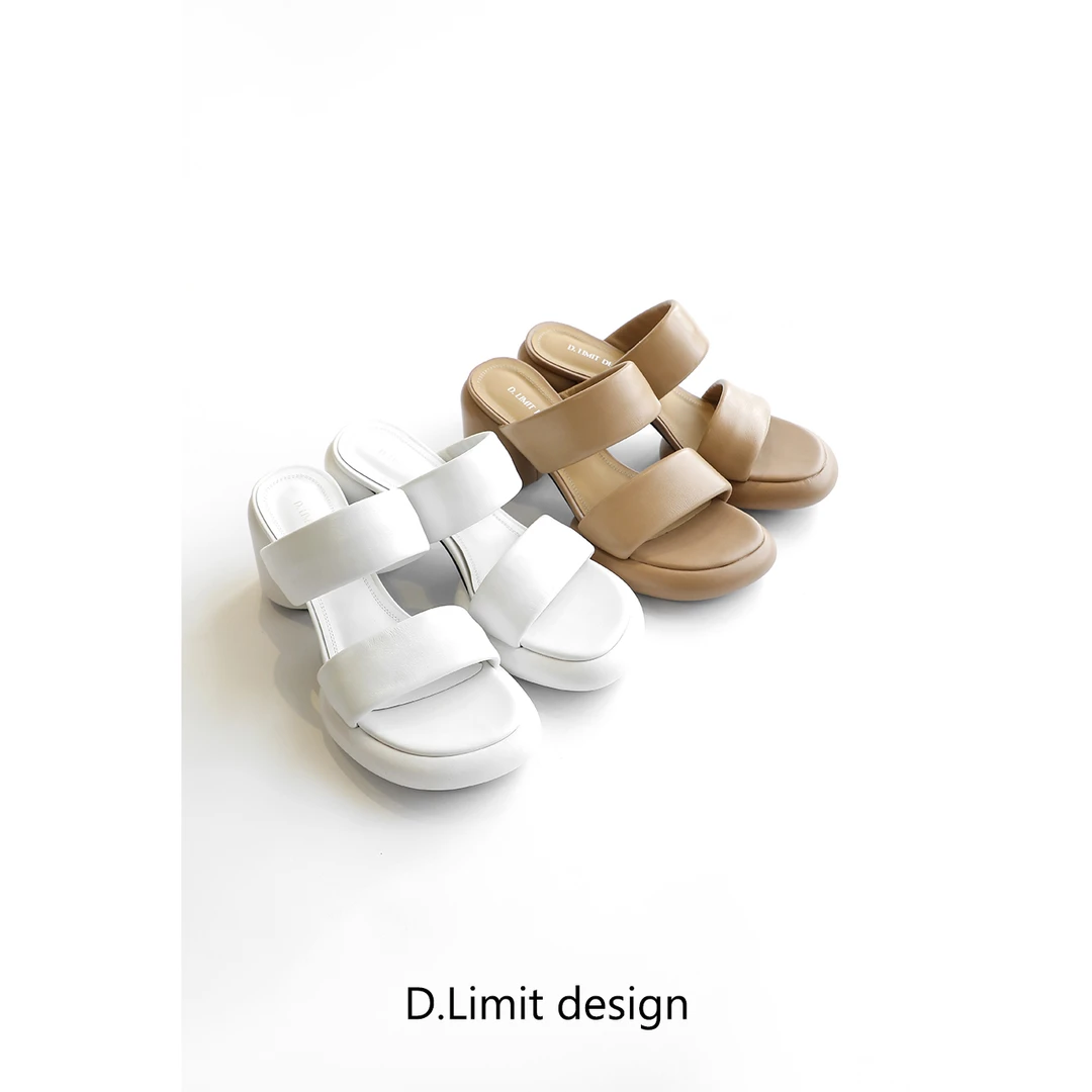 【D.Limit design】简约纯色舒适凉鞋