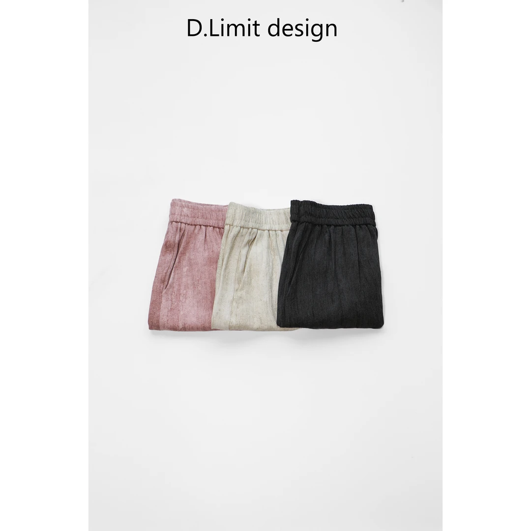 【D.Limit design】时尚斑驳晕染宽松休闲裤DLXY8019