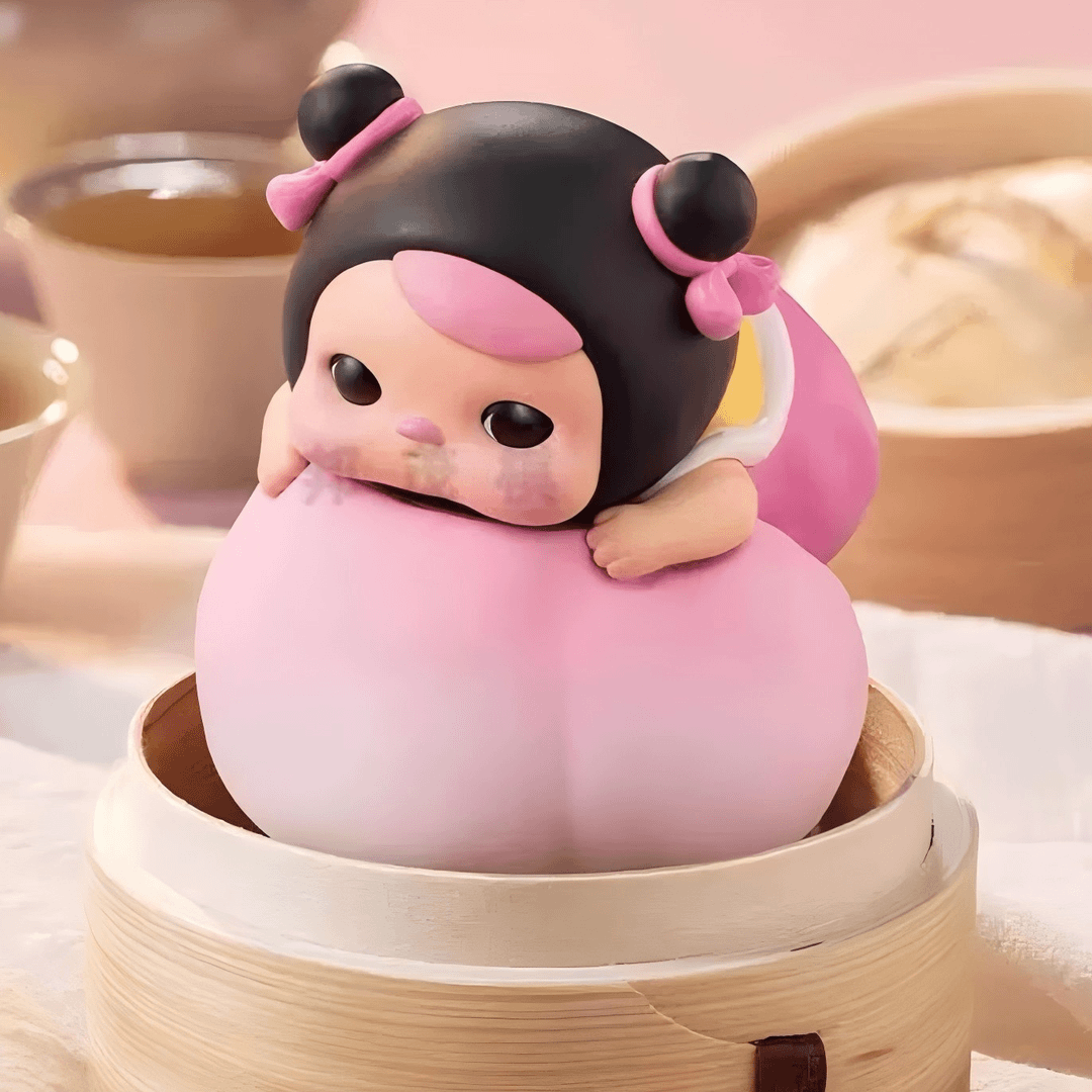 【李李潮玩】PUCKY精灵美食大酒楼系列手办盲盒玩具礼物可爱摆件