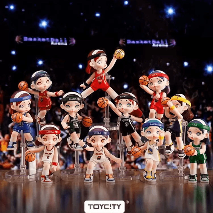 【李李潮玩】Toycity劳拉LAURA谁是MVP盲盒NBA篮球周边潮玩手办摆件