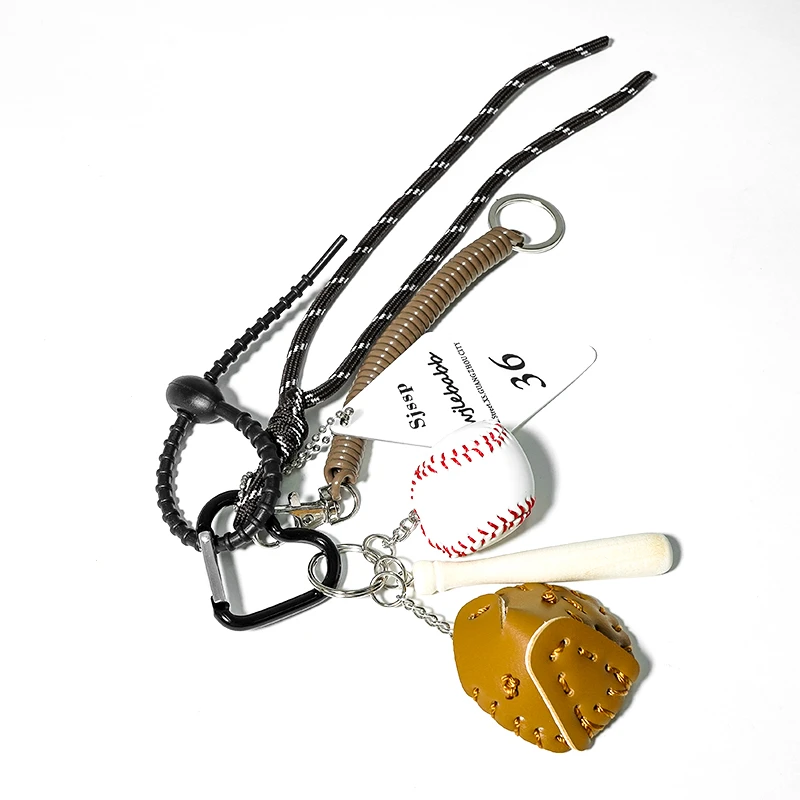 创意个性棒球款ins潮流百搭挂饰品钥匙挂件