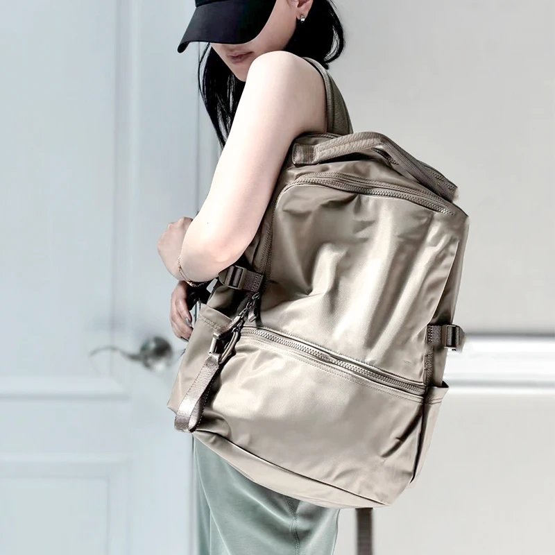 秋冬背包百搭双肩背女士大容量轻便外出时髦女双肩包女DH6008