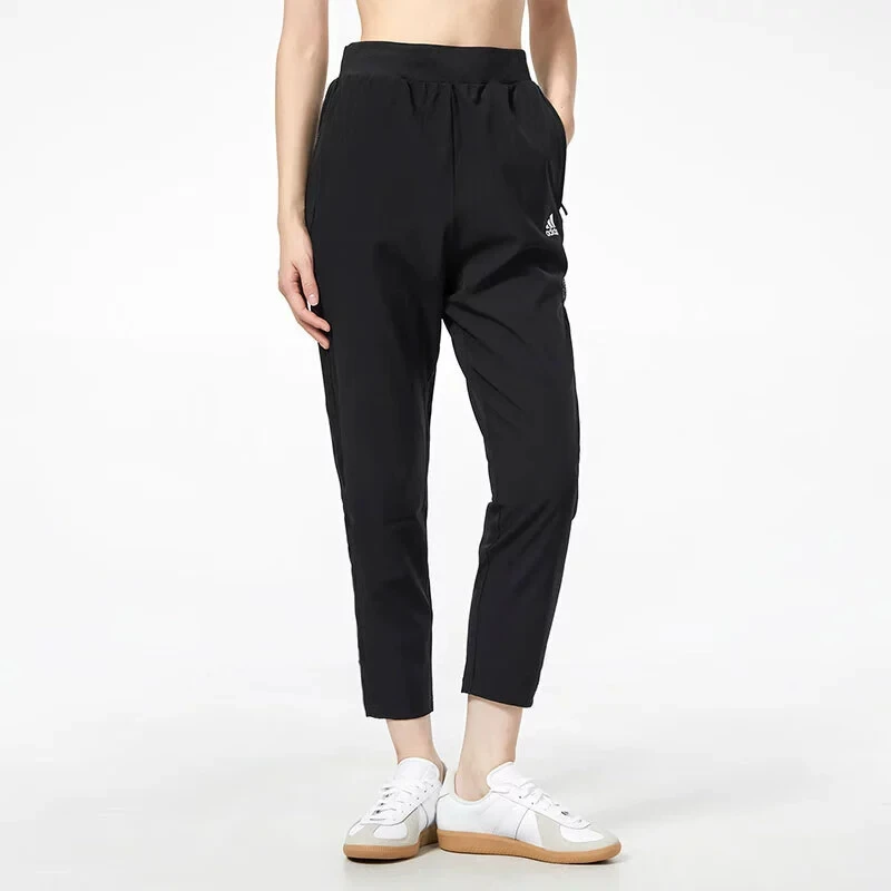 正品Adidas/阿迪达斯百搭女裤秋季运动休闲保暖训练长裤 HM7078