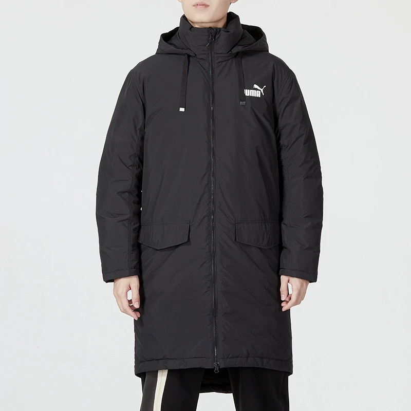 正品PUMA/彪马男女通用冬运动休闲连帽中长款保暖羽绒服673647-01